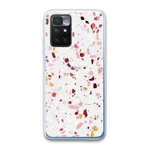 CaseCompany Terrazzo N°9: Xiaomi Redmi 10 Transparant Hoesje