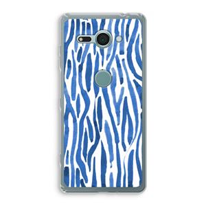 CaseCompany Blauwe nerven: Sony Xperia XZ2 Compact Transparant Hoesje