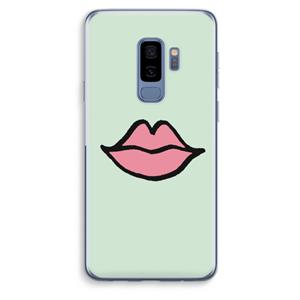 CaseCompany Kusje: Samsung Galaxy S9 Plus Transparant Hoesje