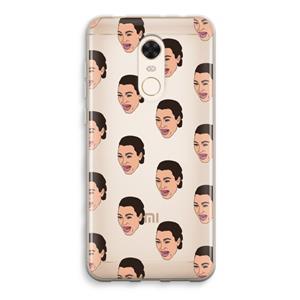 CaseCompany Ugly Cry Call: Xiaomi Redmi 5 Transparant Hoesje