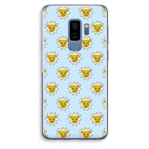 CaseCompany Leeuwenkoppen: Samsung Galaxy S9 Plus Transparant Hoesje