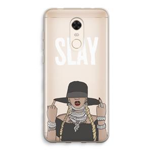 CaseCompany Slay All Day: Xiaomi Redmi 5 Transparant Hoesje