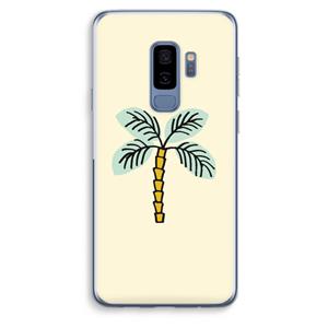 CaseCompany Palmboom: Samsung Galaxy S9 Plus Transparant Hoesje