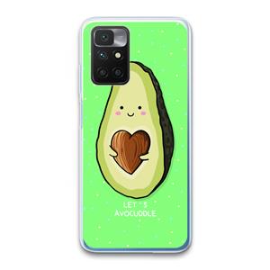 CaseCompany Avocuddle: Xiaomi Redmi 10 Transparant Hoesje