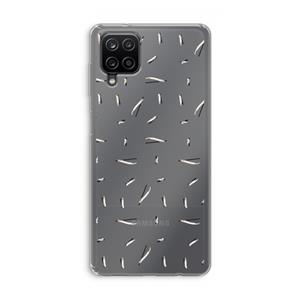 CaseCompany Hipster stripes: Samsung Galaxy A12 Transparant Hoesje