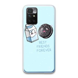 CaseCompany Best Friend Forever: Xiaomi Redmi 10 Transparant Hoesje
