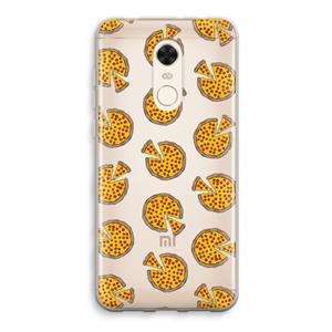 CaseCompany You Had Me At Pizza: Xiaomi Redmi 5 Transparant Hoesje