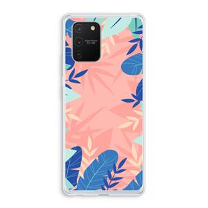 CaseCompany Tropisch: Samsung Galaxy S10 Lite Transparant Hoesje