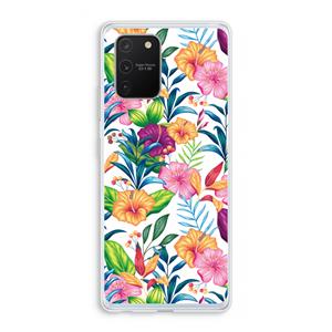 CaseCompany Tropisch 2: Samsung Galaxy S10 Lite Transparant Hoesje
