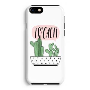 CaseCompany I love cacti: iPhone 8 Tough Case