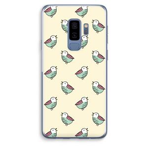 CaseCompany Vogeltjes: Samsung Galaxy S9 Plus Transparant Hoesje