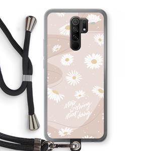CaseCompany Daydreaming becomes reality: Xiaomi Redmi 9 Transparant Hoesje met koord