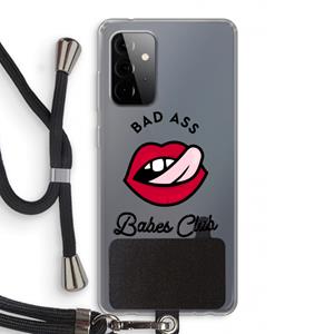 CaseCompany Badass Babes Club: Samsung Galaxy A72 5G Transparant Hoesje met koord