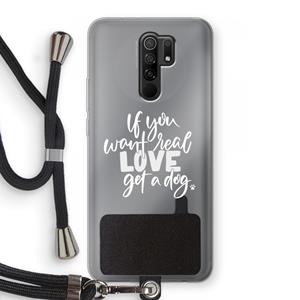 CaseCompany Partner in crime: Xiaomi Redmi 9 Transparant Hoesje met koord