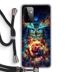 CaseCompany Aurowla: Samsung Galaxy A72 5G Transparant Hoesje met koord