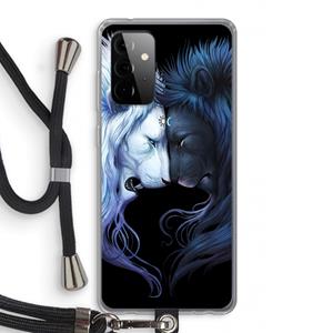 CaseCompany Brotherhood: Samsung Galaxy A72 5G Transparant Hoesje met koord