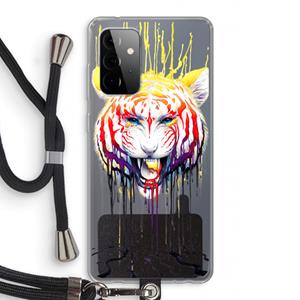CaseCompany Fading: Samsung Galaxy A72 5G Transparant Hoesje met koord