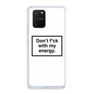 CaseCompany My energy: Samsung Galaxy S10 Lite Transparant Hoesje