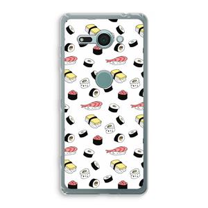 CaseCompany Sushi time: Sony Xperia XZ2 Compact Transparant Hoesje