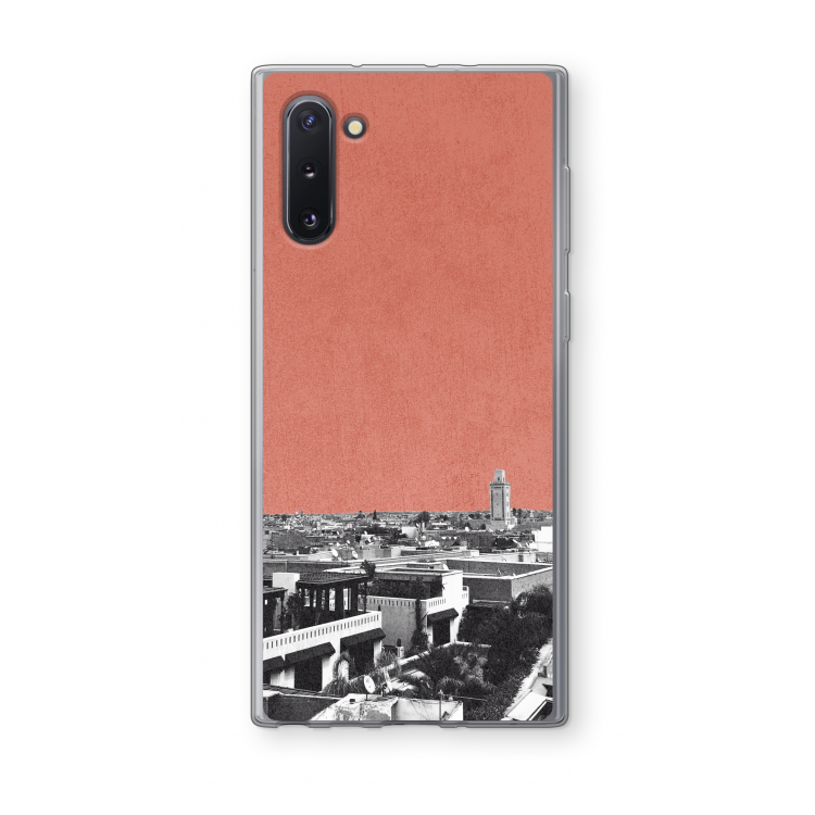CaseCompany Marrakech Skyline : Samsung Galaxy Note 10 Transparant Hoesje
