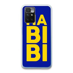 CaseCompany Habibi Blue: Xiaomi Redmi 10 Transparant Hoesje