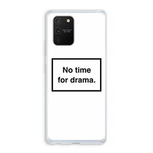 CaseCompany No drama: Samsung Galaxy S10 Lite Transparant Hoesje