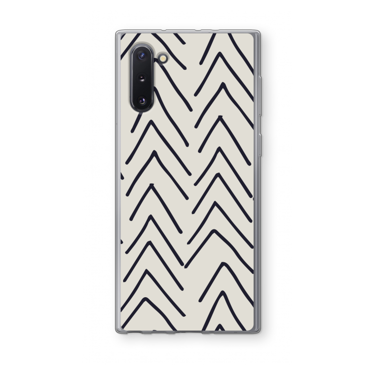CaseCompany Marrakech Arrows: Samsung Galaxy Note 10 Transparant Hoesje