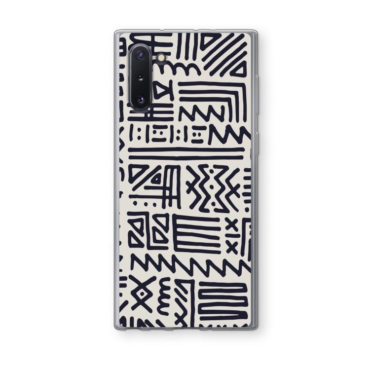 CaseCompany Marrakech print: Samsung Galaxy Note 10 Transparant Hoesje