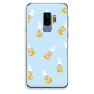 CaseCompany Ananasjes: Samsung Galaxy S9 Plus Transparant Hoesje
