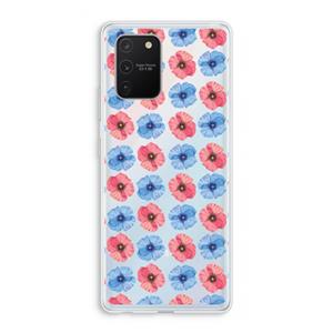 CaseCompany Klaproosjes: Samsung Galaxy S10 Lite Transparant Hoesje