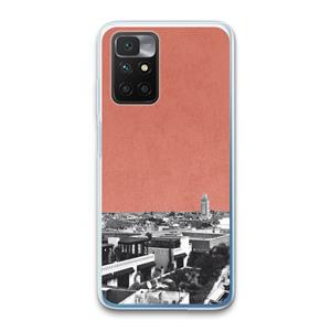 CaseCompany Marrakech Skyline : Xiaomi Redmi 10 Transparant Hoesje