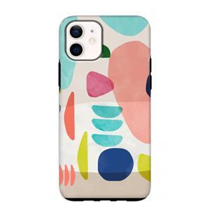 CaseCompany Bold Rounded Shapes: iPhone 12 mini Tough Case