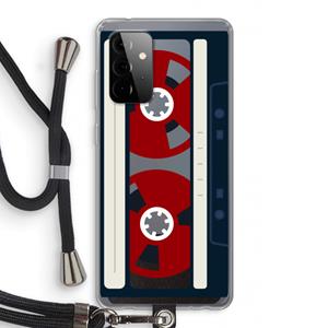 CaseCompany Here's your tape: Samsung Galaxy A72 5G Transparant Hoesje met koord