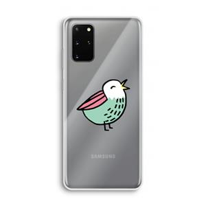 CaseCompany Birdy: Samsung Galaxy S20 Plus Transparant Hoesje
