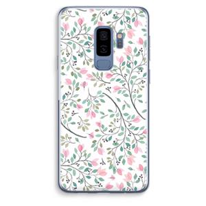 CaseCompany Sierlijke bloemen: Samsung Galaxy S9 Plus Transparant Hoesje