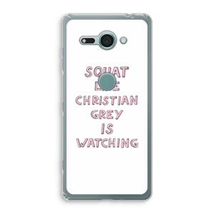 CaseCompany Christian Grey: Sony Xperia XZ2 Compact Transparant Hoesje