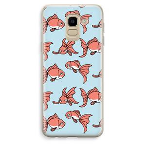 CaseCompany Blub: Samsung Galaxy J6 (2018) Transparant Hoesje