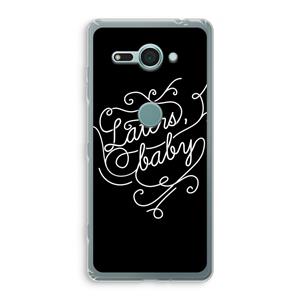 CaseCompany Laters, baby: Sony Xperia XZ2 Compact Transparant Hoesje