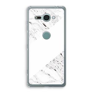 CaseCompany Biggest stripe: Sony Xperia XZ2 Compact Transparant Hoesje