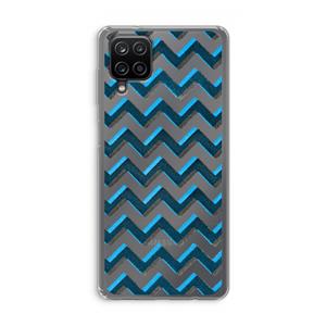 CaseCompany Onderbroken lijn: Samsung Galaxy A12 Transparant Hoesje