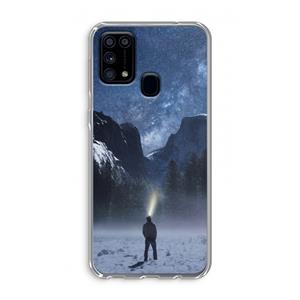 CaseCompany Wanderlust: Samsung Galaxy M31 Transparant Hoesje