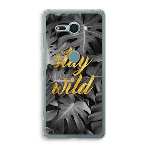 CaseCompany Stay wild: Sony Xperia XZ2 Compact Transparant Hoesje