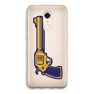 CaseCompany Pew Pew Pew: Xiaomi Redmi 5 Transparant Hoesje