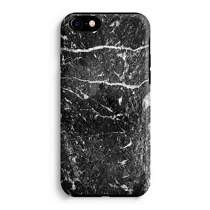 CaseCompany Zwart marmer: iPhone 8 Tough Case