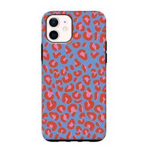CaseCompany Leopard blue: iPhone 12 mini Tough Case