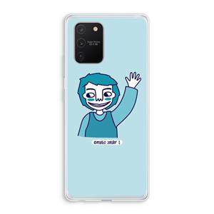 CaseCompany Zwaai: Samsung Galaxy S10 Lite Transparant Hoesje