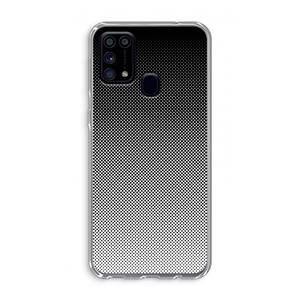 CaseCompany Musketon Halftone: Samsung Galaxy M31 Transparant Hoesje