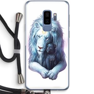 CaseCompany Child Of Light: Samsung Galaxy S9 Plus Transparant Hoesje met koord