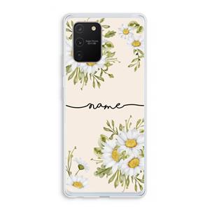 CaseCompany Daisies: Samsung Galaxy S10 Lite Transparant Hoesje