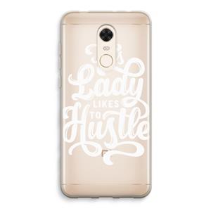 CaseCompany Hustle Lady: Xiaomi Redmi 5 Transparant Hoesje